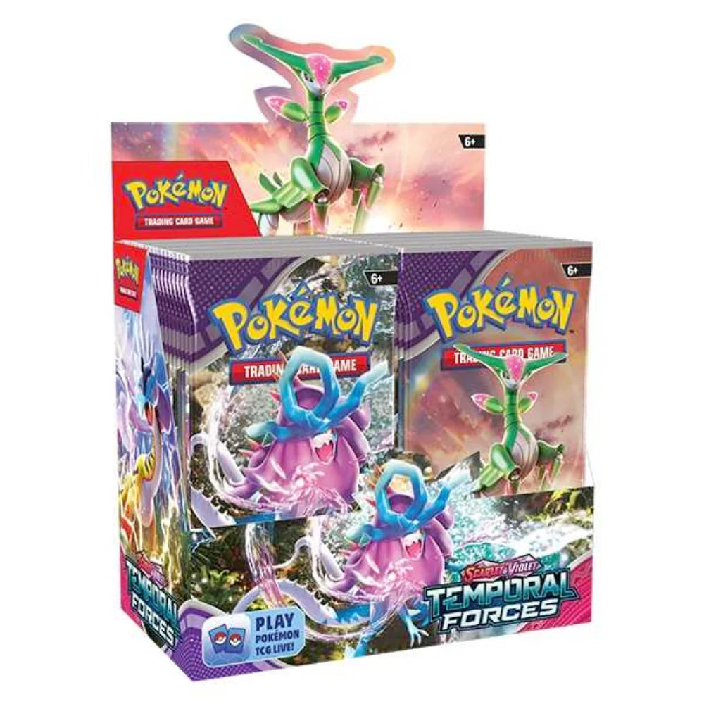 Scarlet & Violet - Temporal Forces Pokmon Booster Box (36 Packs) POKEMAD LIMITED Scarlet & Violet - Temporal Forces Pokmon Booster Box (36 Packs) POKEMAD LIMITED